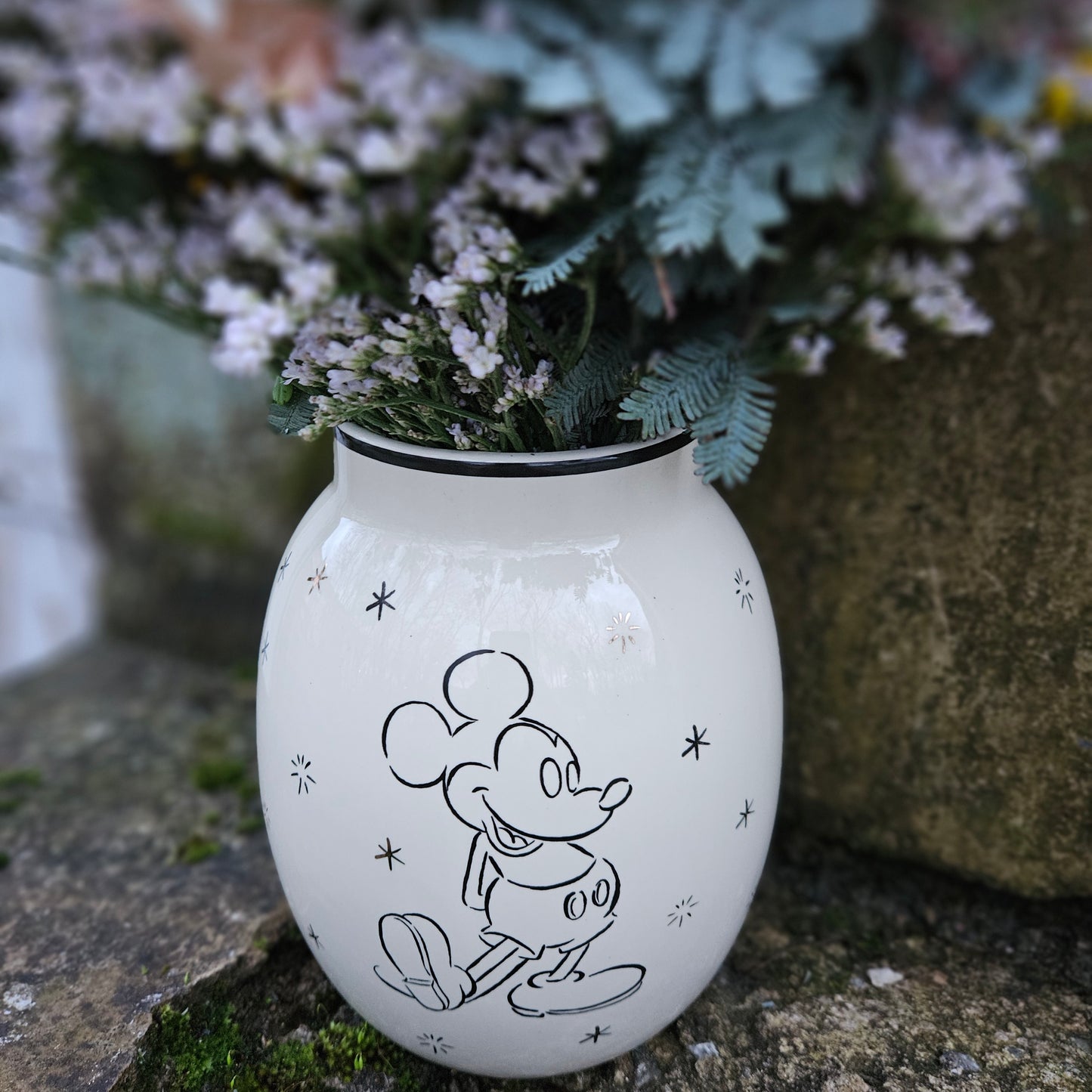 Vase Mickey (ouni Blummen)