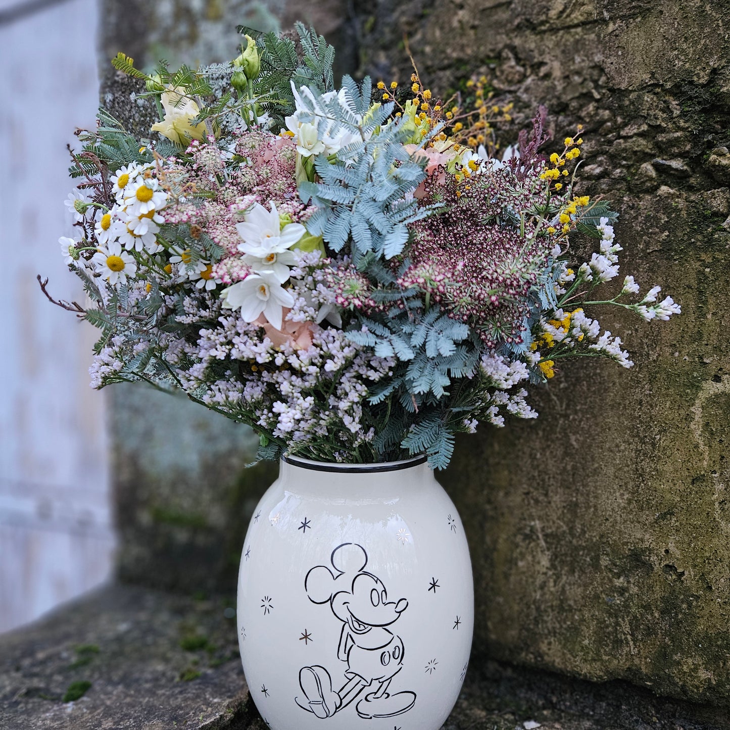 Vase Mickey (ouni Blummen)