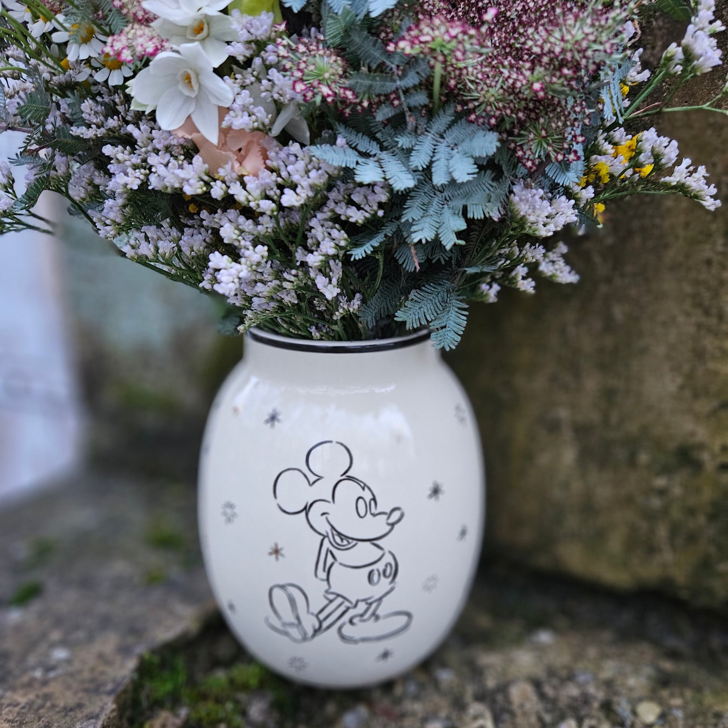 Vase Mickey (ouni Blummen)